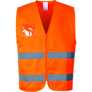 COLETE LARANJA AV AB/FECH C/ BOLSA IDENTIFIC C497